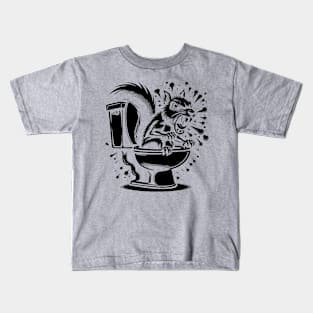 Toilet Squirrel Kids T-Shirt